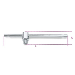 vendita online Quadro maschio 1/4" con spina scorrevole cromato art.900/42 Prolunghe - Raccordi - Snodi Beta